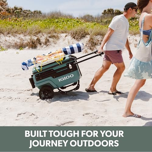 Igloo Trailmate Journey 70Qt Wheeled Cooler   Insulated Hard Shell Ice Chest