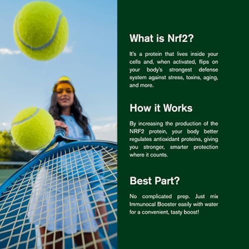 Immunocal Booster   Supplement with Over 50 Fruits & Veggies  Relieves Inflammation  Immune Support  Antioxidant  Selenium   Sulforaphane  Nrf2 Activator     Gluten Free  Sugar Free   30 Servings