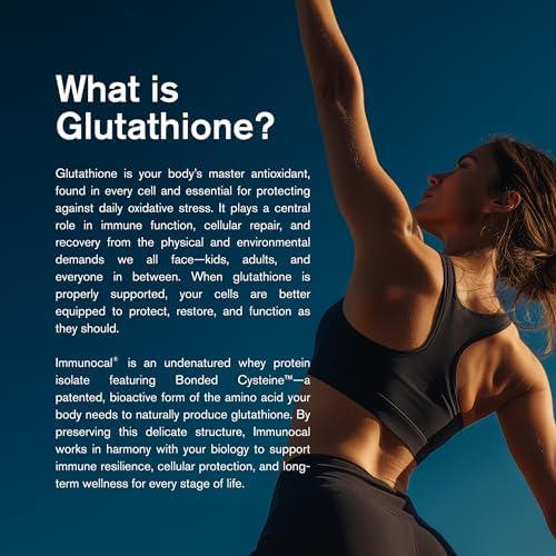 Immunocal Glutathione Precursor   Supports Natural Glutathione Production   Immune & Antioxidant Support  Cellular Health   Sugar Free  Lactose Free   30 Servings