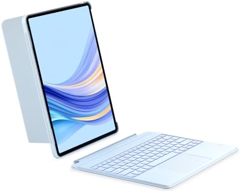 Inateck for iPad Pro 11 inch 1st/2nd/3rd/4th Generation   Air 11 M4/M3/M2  Air 5/4 10 9 inch  2022/2020   Detachable iPad Keyboard Case with 7 Color Backlight and Touchpad  KB04111 Gray