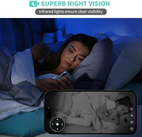 Indoor Camera  3K HD Indoor Security Camera  360  Pan/Tilt Pet Camera  2 Way Audio  Siren  Night Vision  Baby/Pet Monitor with Phone App 2 4G and 5G WiFi  Compatible Alexa and Google Assistant