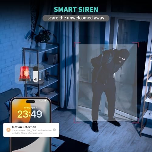 Indoor Camera  3K HD Indoor Security Camera  360  Pan/Tilt Pet Camera  2 Way Audio  Siren  Night Vision  Baby/Pet Monitor with Phone App 2 4G and 5G WiFi  Compatible Alexa and Google Assistant