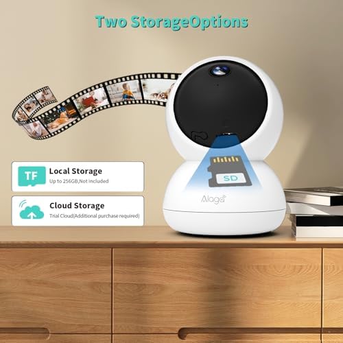 Indoor Camera  3K HD Indoor Security Camera  360  Pan/Tilt Pet Camera  2 Way Audio  Siren  Night Vision  Baby/Pet Monitor with Phone App 2 4G and 5G WiFi  Compatible Alexa and Google Assistant