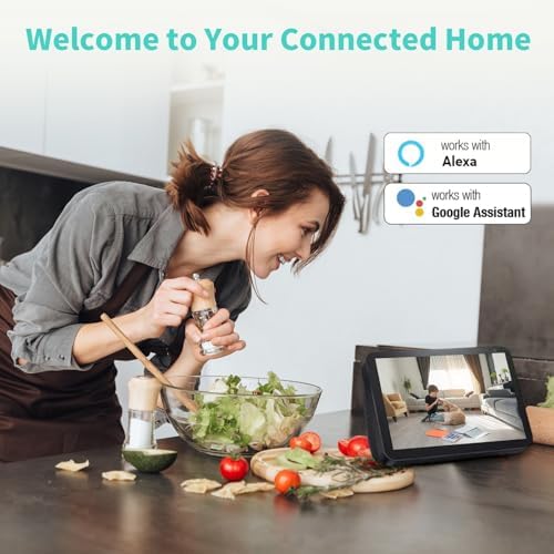 Indoor Camera  3K HD Indoor Security Camera  360  Pan/Tilt Pet Camera  2 Way Audio  Siren  Night Vision  Baby/Pet Monitor with Phone App 2 4G and 5G WiFi  Compatible Alexa and Google Assistant