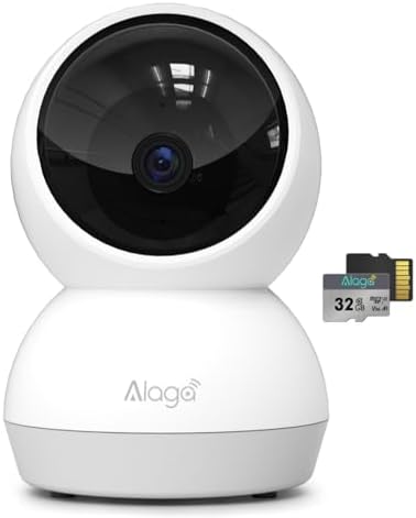Indoor Camera  3K HD Indoor Security Camera  360  Pan/Tilt Pet Camera  2 Way Audio  Siren  Night Vision  Baby/Pet Monitor with Phone App 2 4G and 5G WiFi  Compatible Alexa and Google Assistant