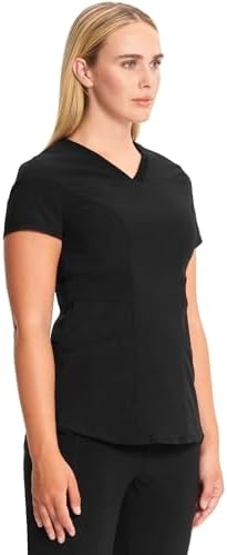 TALLA S - Infinity Cherokee V Neck Womens Nurse Scrub Top  4 Way Stretch  Superior Performance and Comfort CK623A