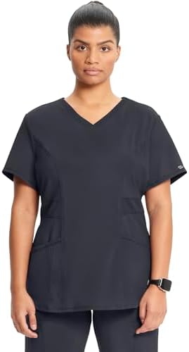 TALLA S - Infinity Cherokee V Neck Womens Nurse Scrub Top  4 Way Stretch  Superior Performance and Comfort CK623A