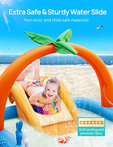 Inflatable Swimming Pool  Kiddie Pool Inflatable  95x75x40 