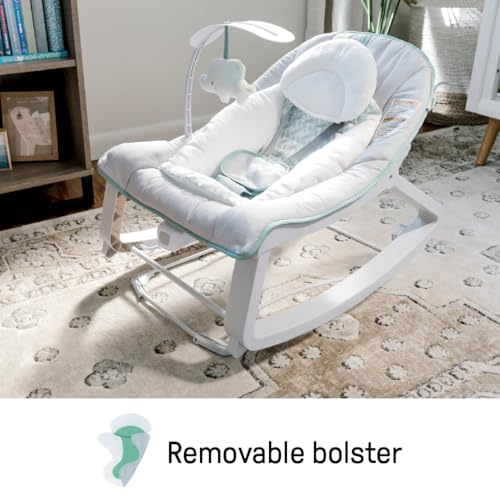 Ingenuity Keep Cozy 3 in 1 Grow with Me Vibrating Baby Bouncer  Seat & Infant to Toddler Rocker  Vibrations &  Toy Bar  0 30 Months Up to 40 lbs  Weaver 