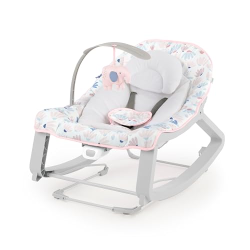 Ingenuity Keep Cozy 3 in 1 Grow with Me Vibrating Baby Bouncer  Seat & Infant to Toddler Rocker  Vibrations &  Toy Bar  0 30 Months Up to 40 lbs  Weaver 