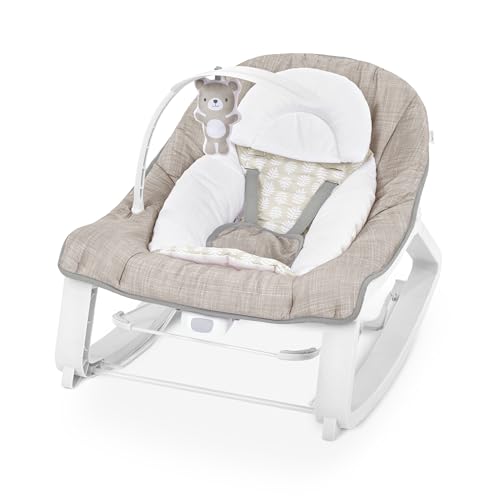 Ingenuity Keep Cozy 3 in 1 Grow with Me Vibrating Baby Bouncer  Seat & Infant to Toddler Rocker  Vibrations &  Toy Bar  0 30 Months Up to 40 lbs  Weaver 
