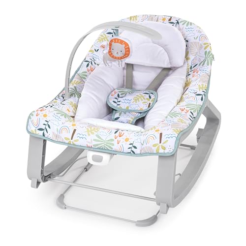 Ingenuity Keep Cozy 3 in 1 Grow with Me Vibrating Baby Bouncer  Seat & Infant to Toddler Rocker  Vibrations &  Toy Bar  0 30 Months Up to 40 lbs  Weaver 