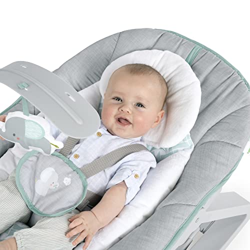 Ingenuity Keep Cozy 3 in 1 Grow with Me Vibrating Baby Bouncer  Seat & Infant to Toddler Rocker  Vibrations &  Toy Bar  0 30 Months Up to 40 lbs  Weaver 