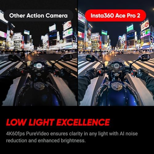 Insta360 Ace Pro 2 Dual Battery Bundle   8K Waterproof Action Camera Co Engineered with Leica  1/1 3 Sensor  Dual AI Chip  Leading Low Light  Superior Audio