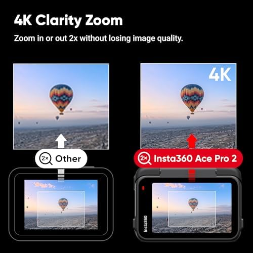 Insta360 Ace Pro 2 Dual Battery Bundle   8K Waterproof Action Camera Co Engineered with Leica  1/1 3 Sensor  Dual AI Chip  Leading Low Light  Superior Audio