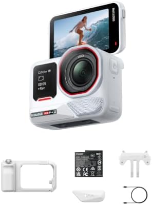 Insta360 Ace Pro 2 Dual Battery Bundle   8K Waterproof Action Camera Co Engineered with Leica  1/1 3 Sensor  Dual AI Chip  Leading Low Light  Superior Audio