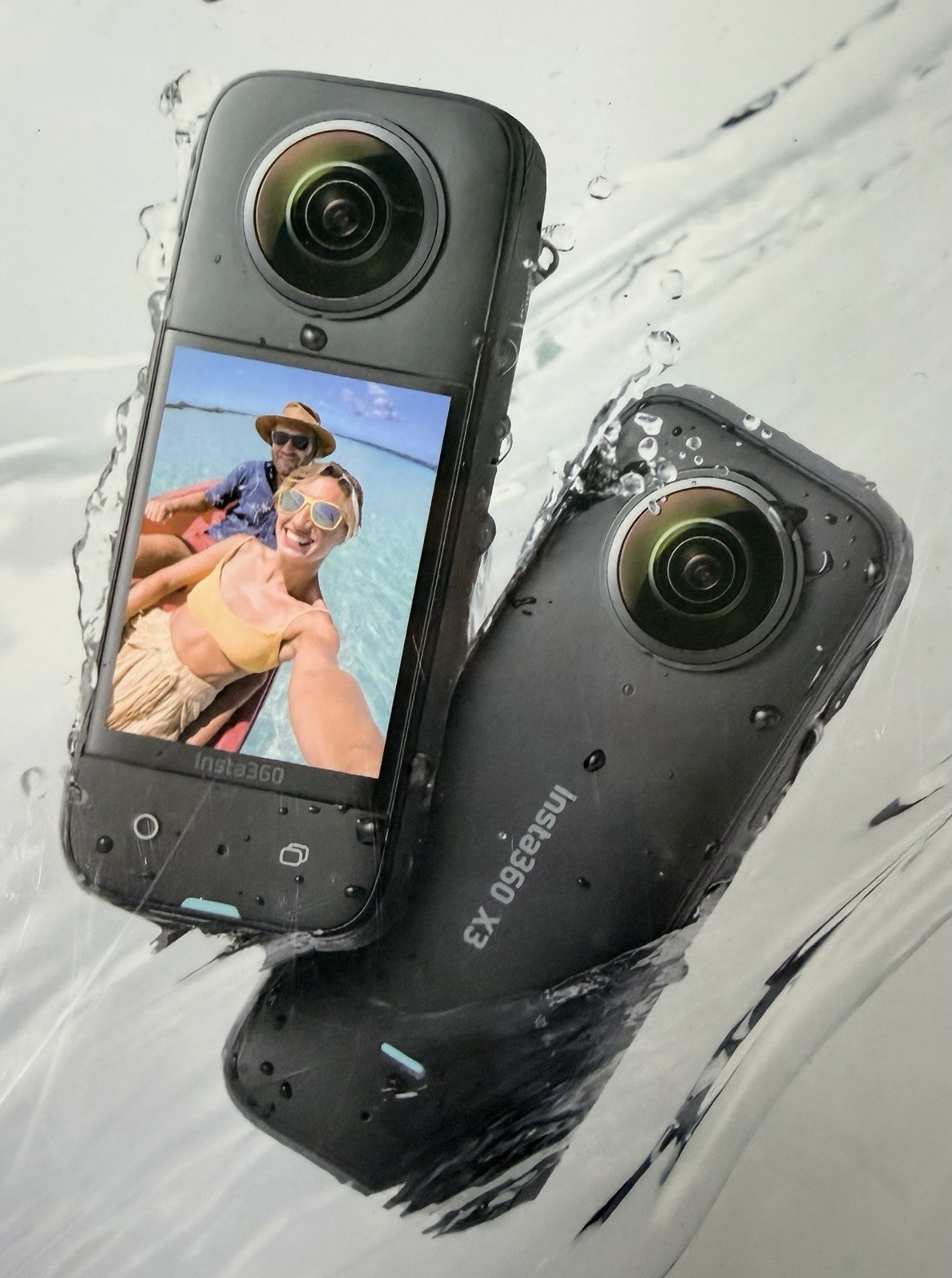 Insta360 X3 5 7K 360 AI Action Camera 4k Waterproof Touchscreen  Brand New 
