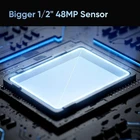 Cámara de acción sumergible Insta360 X3-ALT2 de 360 ​​grados, color negro.