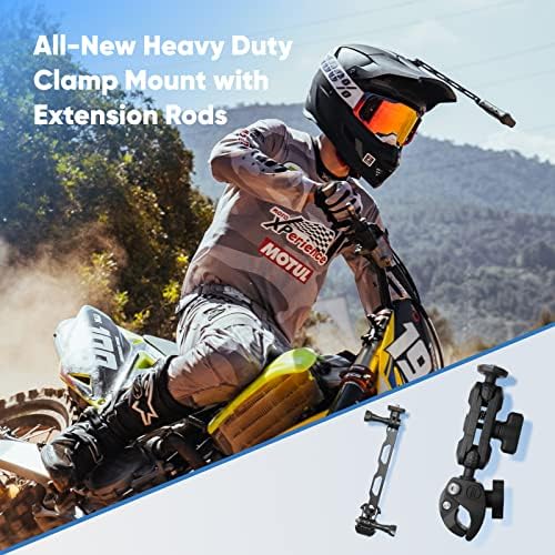 Insta360 X3 Motorcycle Bundle   Waterproof 360 Camera with 1/2 48MP Sensors  5 7K 360 Active HDR Video  72MP 360 Photo  4K Single Lens  60fps Me Mode  Stabilization