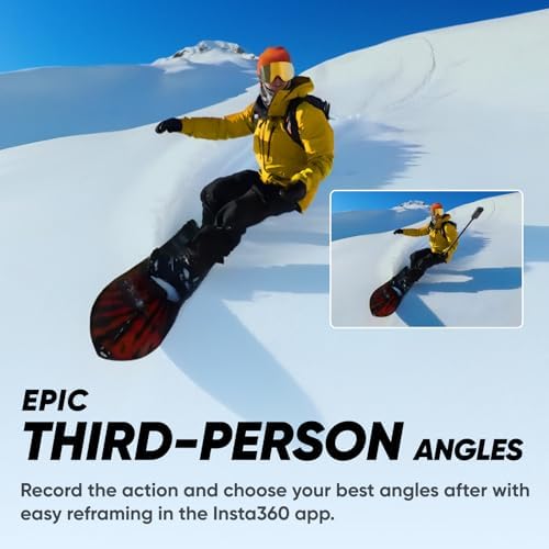 Insta360 X3   Waterproof 360 Action Camera with 1/2 48MP Sensors  5 7K 360 Active HDR Video  72MP 360 Photo  4K Single Lens  60fps Me Mode  Stabilization  2 29 Touchscreen  AI Editing  Live Stream