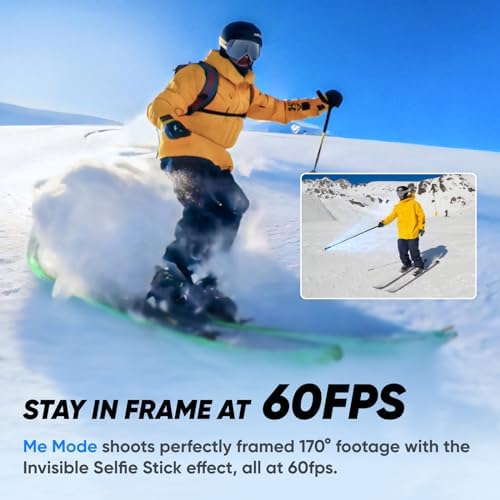 Insta360 X3   Waterproof 360 Action Camera with 1/2 48MP Sensors  5 7K 360 Active HDR Video  72MP 360 Photo  4K Single Lens  60fps Me Mode  Stabilization  2 29 Touchscreen  AI Editing  Live Stream