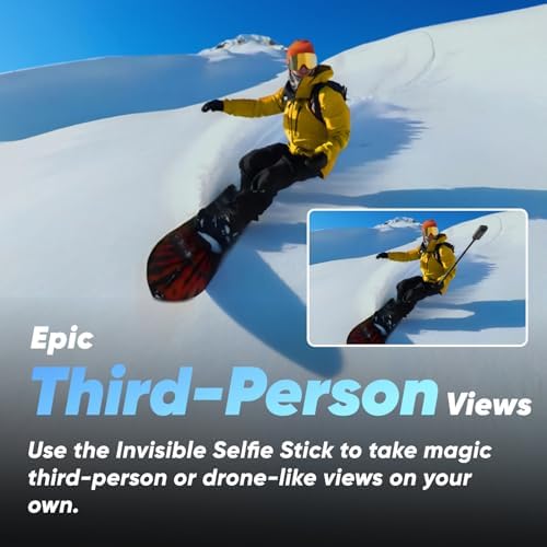 Insta360 X3   Waterproof 360 Action Camera with 1/2 48MP Sensors  5 7K 360 Active HDR Video  72MP 360 Photo  4K Single Lens  60fps Me Mode  Stabilization  2 29 Touchscreen  AI Editing  Live Stream