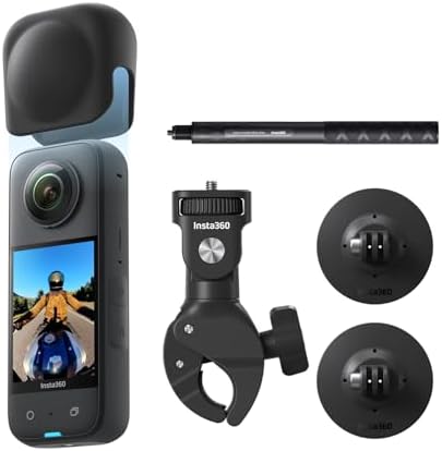 Insta360 X3   Waterproof 360 Action Camera with 1/2 48MP Sensors  5 7K 360 Active HDR Video  72MP 360 Photo  4K Single Lens  60fps Me Mode  Stabilization  2 29 Touchscreen  AI Editing  Live Stream
