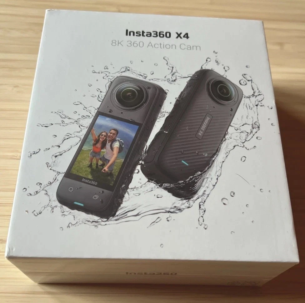 Insta360 X4 8K 360 Action Camera   w/ Charging Cable & Case   Standard bundle