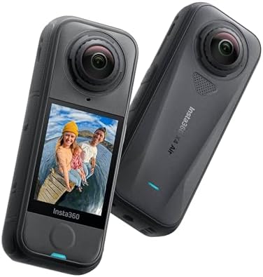 Insta360 X4 Air Standard Bundle   Lightest 8K 360 Action Camera for Epic Adventures   for Travel  Sports  Family Moments  Vlogging   Smooth  Stable  Easy to Edit Videos Anytime  Anywhere   Black