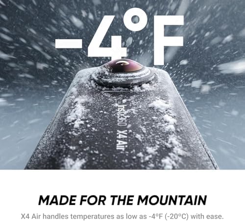 Insta360 X4 Air Standard Bundle   Lightest 8K 360 Action Camera for Epic Adventures   for Travel  Sports  Family Moments  Vlogging   Smooth  Stable  Easy to Edit Videos Anytime  Anywhere   Black