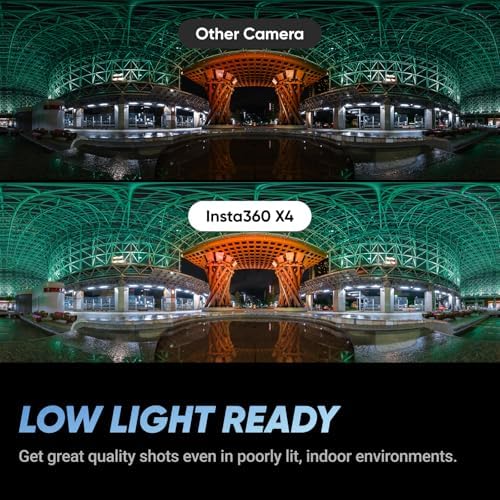 Insta360 X4 Kit de Construcción - Cámara de construcción 360°, video HDR 360 de 8K30fps, foto de 72MP, lapsos de tiempo de 11K, compatible con DroneDeploy, OpenSpace, Cupix, Oculo, WhiteHelmet