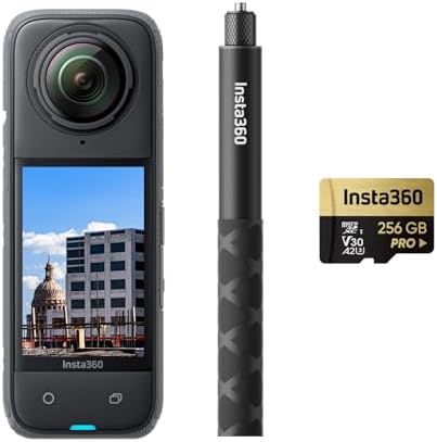Insta360 X4 Construction Bundle   360  Camera  8K30fps HDR Video  72MP Photo  11K Timelapses  Supports DroneDeploy  OpenSpace  Cupix  Oculo  WhiteHelmet  Reconstruct  SoftRoid  PlanRadar & More