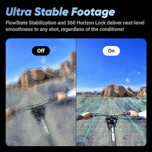 Insta360 X4 Motorcycle Bundle  8K Waterproof 360 Action Camera  4K Wide Angle Video  Invisible Selfie Stick  Removable Lens Guards  135 Min Battery Life  AI Editing  Stabilization  No Micro SD Card