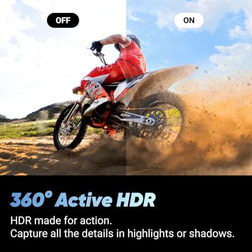 X4 Paquete para Motocicleta - Cámara de acción impermeable 360 ​​de 8K, video de gran angular de 4K, palo invisible para selfies, protectores de lentes removibles, vida útil de batería de 135