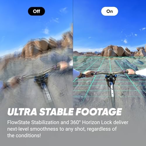 Insta360 Paquete estándar X4: cámara de acción impermeable 8K 360, video gran angular 4K, efecto selfie stick invisible, protectores de lente extraíbles, duración de la batería de 135 minutos, edición