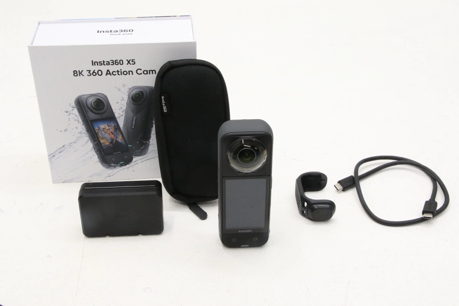 Insta360 X5 8K 360 Action Camera CINSAAHA   Black