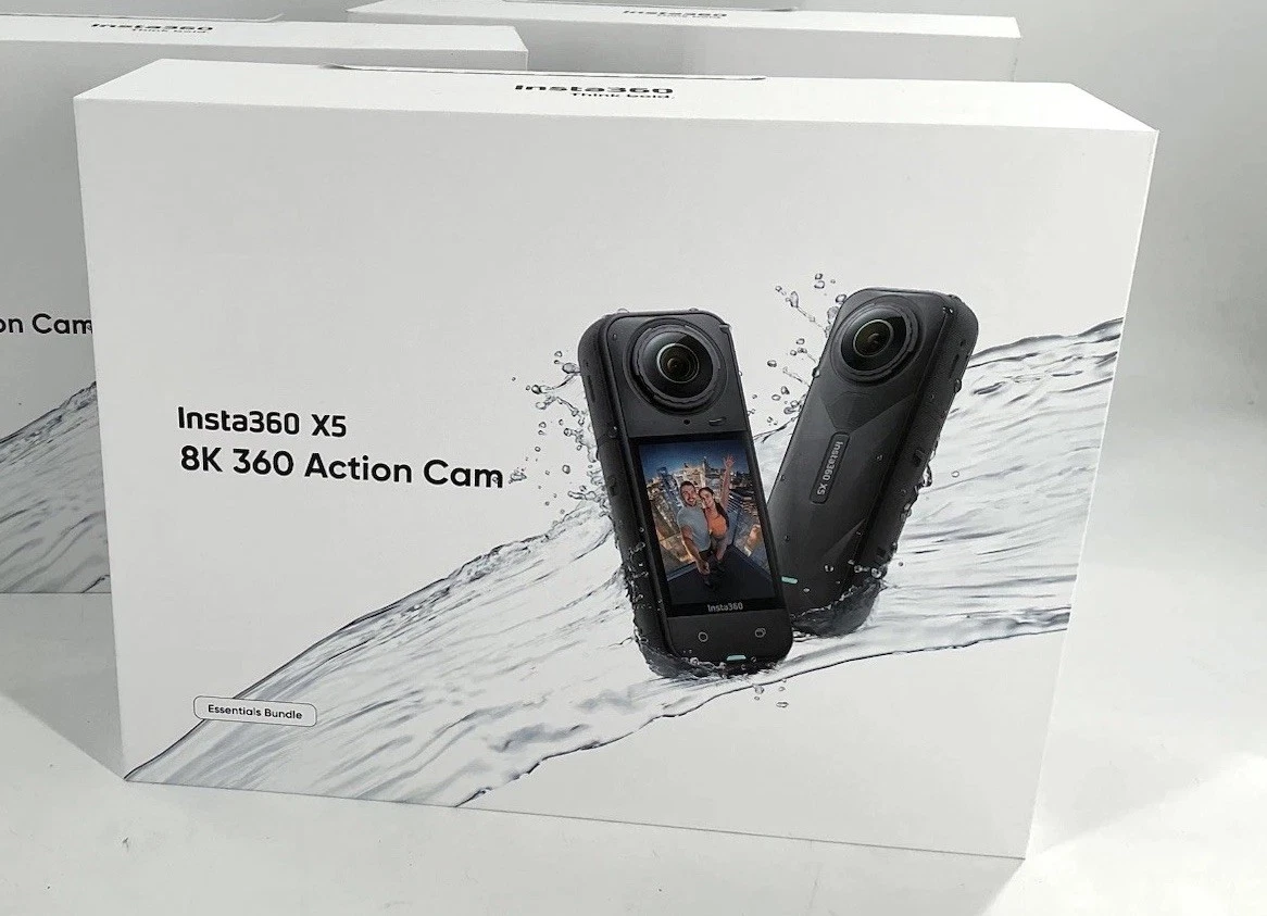 Paquete de accesorios esenciales para la cámara de acción de bolsillo Insta360 X5 8K (NUEVO) SELLADO