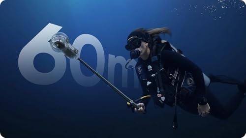 Insta360 X5 Dive Case Bundle 8K Waterproof 360 Action Camera with 1/1 28 48MP Sensors  8K 360 HDR Video  72MP  4K Single Lens  Bundle Includes Dive Case  Selfie Stick  Floating Grip  Lens Cap 256GB 