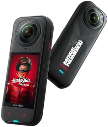 Insta360 X5 Essentials Bundle   Waterproof 8K 360  Action Camera  Leading Low Light  Invisible Selfie Stick Effect  Rugged and Replaceable Lens  3 Hour Battery  Built in Wind Guard  Stabilization