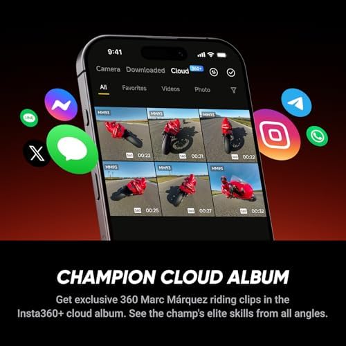 Insta360 X5 Essentials Bundle   Waterproof 8K 360  Action Camera  Leading Low Light  Invisible Selfie Stick Effect  Rugged and Replaceable Lens  3 Hour Battery  Built in Wind Guard  Stabilization