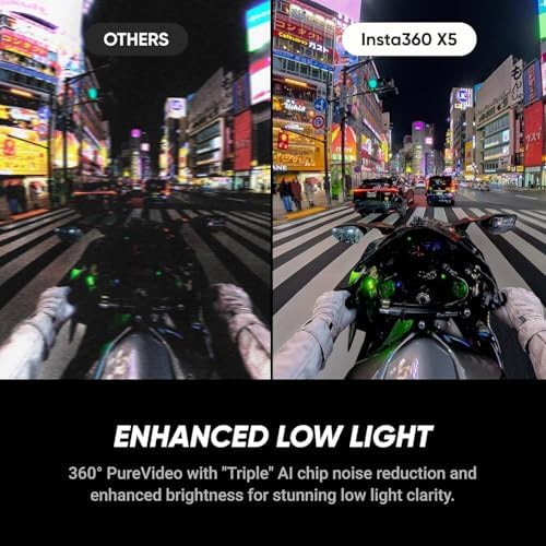 Insta360 X5 Essentials Bundle 8K Waterproof 360 Action Camera Bundle Includes Selfie Stick  Extra Battery  Utility Fast Charge Case  Standard Lens Guards  Lens Cap  Carry Case No Card 