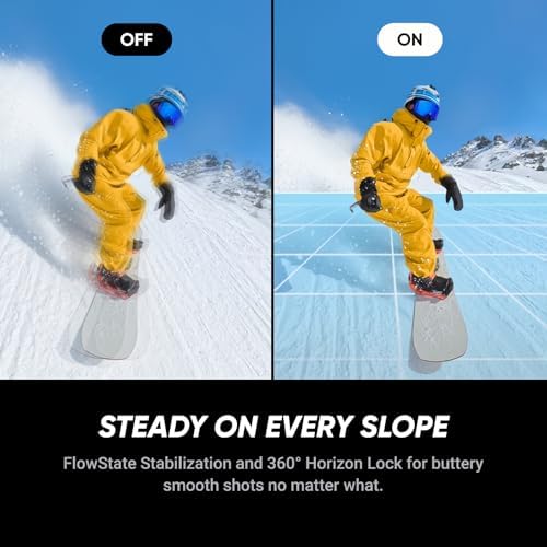 Insta360 X5   Waterproof 8K 360  Action Camera  Leading Low Light  Invisible Selfie Stick Effect  Rugged and Replaceable Lens  3 Hour Battery  Built in Wind Guard  Stabilization  Triple AI Chip Design