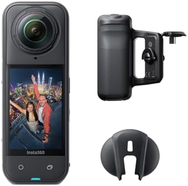 Insta360 X5   Waterproof 8K 360  Action Camera  Leading Low Light  Invisible Selfie Stick Effect  Rugged and Replaceable Lens  3 Hour Battery  Built in Wind Guard  Stabilization  Triple AI Chip Design