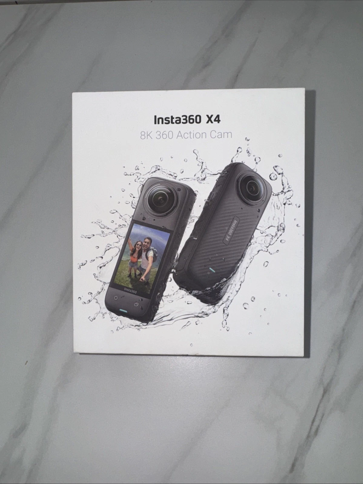 Cámara de acción Insta360 X4 8K de 360 ​​grados - Negra