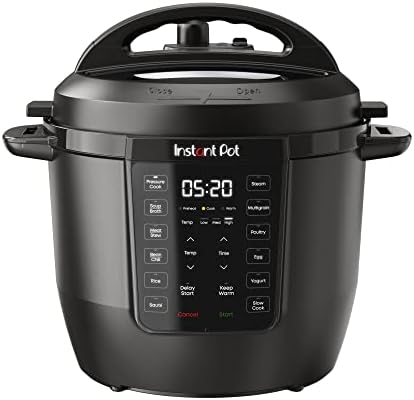 Instant Pot 6QT RIO 7 in 1 Multi Cooker  Pressure Cooker  Slow cook  Sauté  Steam  Rice Maker  Yogurt  & Warmer  Black  6 Quarts