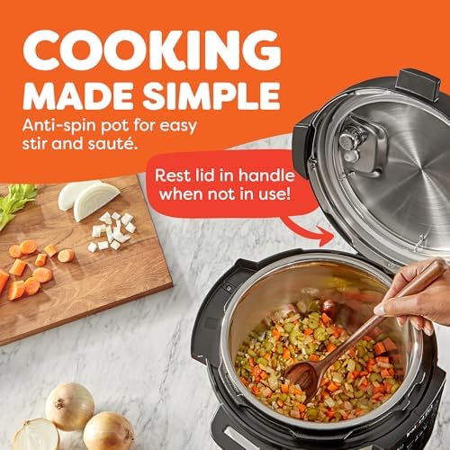 Instant Pot 6QT RIO 7 in 1 Multi Cooker  Pressure Cooker  Slow cook  Sauté  Steam  Rice Maker  Yogurt  & Warmer  Black  6 Quarts