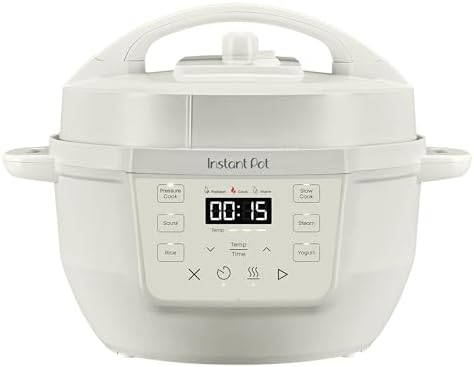 Instant Pot 6QT RIO 7 in 1 Multi Cooker  Pressure Cooker  Slow cook  Sauté  Steam  Rice Maker  Yogurt  & Warmer  Black  6 Quarts