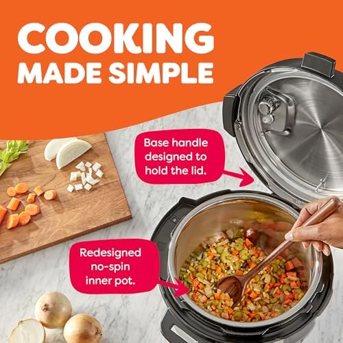 Instant Pot Duo Plus 9 in 1 Multicooker  Pressure Cooker  Slow Cook  Rice Maker  Steamer  Sauté  Yogurt  Warmer & Sterilizer  Includes App with Over 800 Recipes  Stainless Steel  6 Quarts