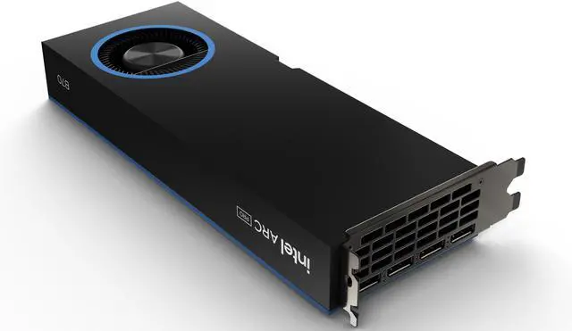 Inte Arc Pro B70 32GB 256 bit GDDR6 PCI Express 5 0 x16  32 Ray Tracing Units  32 Xe Cores  AI and Workstation Graphics Card