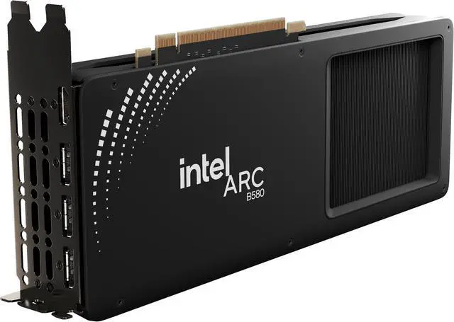 Intel Arc B580 12GB 192 Bit GDDR6 456Gb/s 20 XE Cores  20 Ray Tracking units  Up to 8K Resolution at 120Hz HDR  Intel ARC B580 Limited Edition Battlemage Graphics Card